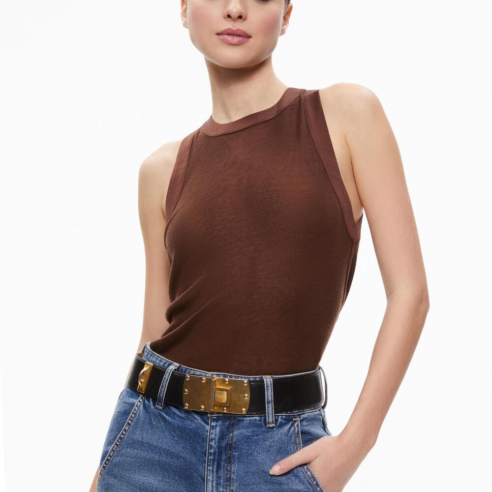 ANGELINA CREWNECK TANK